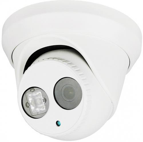 LTS CMIP3022-28 Platinum IP HD Fixed Lens Turret Camera 2MP - 2.8mm; HD real-time video; Day / night auto switch; IP66; Matrix IR up to 100ft; 3D DNR, DWDR; Camera Series: Others; Image Sensor: 1/2.8