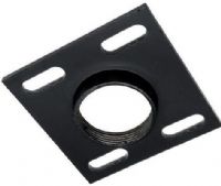 Peerless CMJ300 Ceiling Plate 4" x 4", Unistrut and Structural Ceiling Plate, Black (CMJ 300, CMJ-300, CMJ300) 