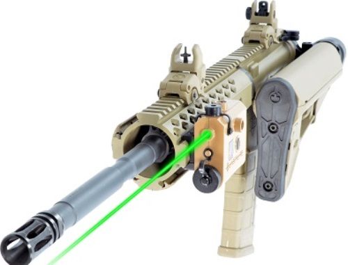 Laserlyte CM-K15T Center Mass Dual Lens with Green Laser Tan; Fits ARs, AKs, rifles and shotguns with a Picatinny rail 3-inches or longer Firearms; 532 NM, 5MW, Class IIIA Power Output; Center Mass lens technology with single dot lens switch-ability; 1 dot or 9 dots (8 circular with 1 aiming laser) Laser Choices; UPC 689706211271 (CMK15T CM K15T CMK-15T CM-K15-T)