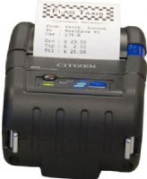Citizen CMP-20BTU Model CMP-20 Portable Receipt Printer with Bluetooth; 2-inch Printer Class Size; Strong High-impact ABS Plastic Black Case; Line Thermal Dot Printing, Up to 80 mm or 3.1in per second printing speed; 48mm or 1.88in Printing Width, 58mm or 2.28in Media Width, Media Roll Size Diameter up to 48mm; 32/42 Characters per full line Font A/B, Alternative to CMP-10BT-U5SC CMP-10 CMP10BTU5SC CMP10 (CMP20BTU CMP 20BTU CMP-20BT CMP20 BTU CMP20-BTU) 