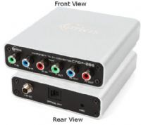 Opticis CNDF-200 Component video to one fiber DVI converter, Accepts component video and converts it into one fiber DVI, Transmits signal up to 1640 feet over SC multi-mode fiber, Has Loop-through output for on-site monitoring, Has Locking type DC power supplier (CNDF200 CNDF 200)  