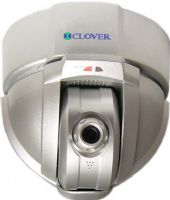 Clover Electronics CNPT-1 Pan & Tilt Network Camera, 1/3" Color Sony CCD Image Sensor, 6mm with 2x digital zoom Lens, Fixed Iris Operation, 0.5 Lux Minimum Illumination, 180°/sec Pan Speed, 105°/sec Tilt Speed, Built-in microphone Microphone, MPEG-4 Compression Format, 740 x 480, 704 x 240, 352 x 240, 176 x 120 Resolution, 30 FPS at 320 x 240, 25 FPS at 352 x 288 Frame Rate, RJ-45 Network Interface, 20 Simultaneous Client Access, UPC 617517000029 (CNPT-1 CNPT 1 CNPT1) 