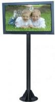 Peerless COL610P Large Flat Panel Pedestal Column only, Black; Min. Screen Size: 26"; Max. Screen Size: 55"; Concrete floor anchors included; 360 degree swivel with swivel stop; 0-15 degree tilt; Screen can be mounted either horizontally or vertically; UPC 735029101437, Alternative to PED610 (COL610P COL-610P COL 610P COL 610 COL-610 COL610) 