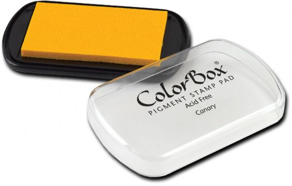 ColorBox 15011 Pigment Ink Stamp Pad, Canary; ColorBox inks are ideal for all papercraft projects, especially where direct-to-paper, embossing and resist techniques are used; Theyre unsurpassed for stamping or color blending on absorbent papers where sharp detail and archival quality are desired; UPC 746604150115 (COLORBOX15011 COLORBOX 15011 CS15011 ALVIN 60257-4260 STAMP PAD CANARY)