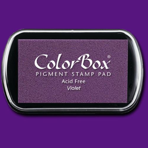 ColorBox 15017 Pigment Ink Stamp Pad, Violet; ColorBox inks are ideal for all papercraft projects, especially where direct-to-paper, embossing and resist techniques are used; Theyre unsurpassed for stamping or color blending on absorbent papers where sharp detail and archival quality are desired; UPC 746604150177 (COLORBOX15017 COLORBOX 15017 CS15017 ALVIN STAMP PAD VIOLET)