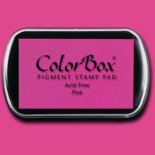 ColorBox 15033 Pigment Ink Stamp Pad, Pink; ColorBox inks are ideal for all papercraft projects, especially where direct-to-paper, embossing and resist techniques are used; They're unsurpassed for stamping or color blending on absorbent papers where sharp detail and archival quality are desired; UPC 746604150336 (COLORBOX15033 COLORBOX 15033 CS15033 ALVIN STAMP PAD PINK)