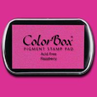 ColorBox 15192 Pigment Ink Stamp Pad, Razzberry; ColorBox inks are ideal for all papercraft projects, especially where direct-to-paper, embossing and resist techniques are used; They're unsurpassed for stamping or color blending on absorbent papers where sharp detail and archival quality are desired; UPC 746604151921 (COLORBOX15192 COLORBOX 15192 CS15192 ALVIN STAMP PAD RAZZBERRY) 