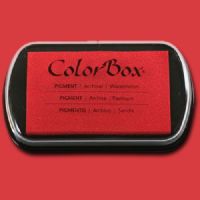 ColorBox 15237 Pigment Ink Stamp Pad, Watermelon; ColorBox inks are ideal for all papercraft projects, especially where direct-to-paper, embossing and resist techniques are used; They're unsurpassed for stamping or color blending on absorbent papers where sharp detail and archival quality are desired; UPC 746604152379 (COLORBOX15237 COLORBOX 15237 CS15237 ALVIN STAMP PAD WATERMELON) 