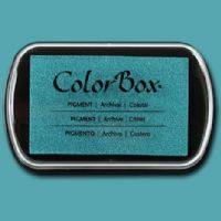 ColorBox 15239 Pigment Ink Stamp Pad, Coastal; ColorBox inks are ideal for all papercraft projects, especially where direct-to-paper, embossing and resist techniques are used; They're unsurpassed for stamping or color blending on absorbent papers where sharp detail and archival quality are desired; UPC 746604152393 (COLORBOX15239 COLORBOX 15239 CS15239 ALVIN STAMP PAD COASTAL) 