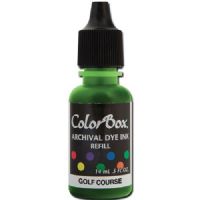 ColorBox 27419 Archival Dye, Refill, 14ml, Golf Course; Archival dye ink is a fast-drying and permanent color; Works great with Copic markers; Refill; Golf course; Dimensions 0.98" x 0.98" x 2.93"; Weight 0.1 lbs; UPC 746604274194 (COLORBOX27419 COLORBOX 27419 ALVIN ARCHIVAL DYE REFILL 14ml GOLF COURSE) 