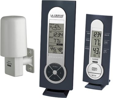 La Crosse Technology COMBO1 Weather Combo Pack WS-7213U + WS-7034U, Wireless Forecast Station + Wireless Thermometer (COMBO-1 COMBO 1)
