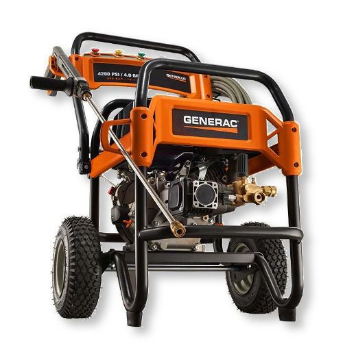 Generac Commercial 6565 4,200 PSI 4.0 GPM 420cc OHV Gas Powered Commercial Pressure Washer, 49-State Compliant, Yellow and Black; UPC 696471065657 (GENERAC COMMERCIAL6565 GENERAC COMMERCIAL 6565 GENERAC-COMMERCIAL-6565 GENERAC-COMMERCIAL 6565 GENERAC/COMMERCIAL/6565 GENERAC-COMMERCIAL 6565)