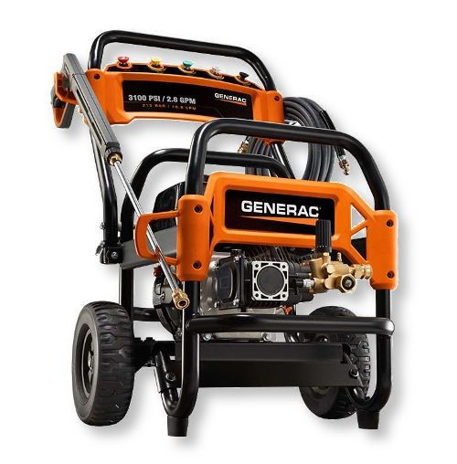 Generac Commercial 6590 3,100 PSI 2.8 GPM Professional Grade Gas Pressure Washer, 49-State Compliant, Yellow and Black; UPC 696471065909 (GENERAC COMMERCIAL6590 GENERAC COMMERCIAL 6590 GENERAC-COMMERCIAL-6590 GENERAC-COMMERCIAL 6590 GENERAC/COMMERCIAL/6590 GENERAC-COMMERCIAL 6590)