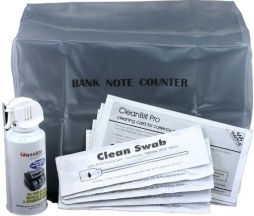 Cassida A-CPK CleanPro Cleaning Kit for Currency Counter; Keep your Cassida product in top performance with the CleanPro Cleaning Kit; It includes everything you need to keep your bill counter clean and running at peak performance; Comprehensive maintenance kit; Allows deep and thorough cleaning of all parts of the currency counter; Dimensions: 13.00