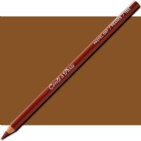 Conte 2107 Conte Pastel Pencil, Red Brown; The best pastel pencil for blending; Each pencil contains extremely high pigment content for lightfastness; Lead diameter is 5mm and is larger than most other pastel pencils; Excellent for detail in small and medium size formats; Dimensions 7.25" x 2.25" x 0.75"; Weight 0.3 lbs; UPC 3013645001544 (CONTE2107 CONTE 2107 ALVIN PENCIL RED BROWN) 