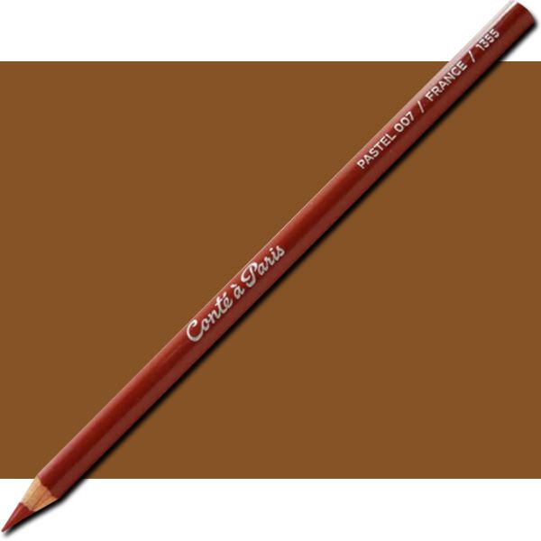 Conte 2107 Conte Pastel Pencil, Red Brown; The best pastel pencil for blending; Each pencil contains extremely high pigment content for lightfastness; Lead diameter is 5mm and is larger than most other pastel pencils; Excellent for detail in small and medium size formats; Dimensions 7.25
