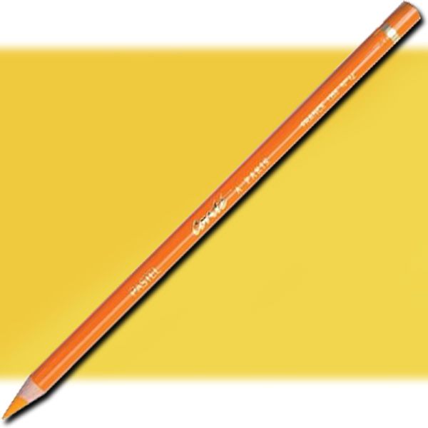 Conte 2114 Conte Pastel Pencil, Golden Yellow; The best pastel pencil for blending; Each pencil contains extremely high pigment content for lightfastness; Lead diameter is 5mm and is larger than most other pastel pencils; Excellent for detail in small and medium size formats; Dimensions 7.25
