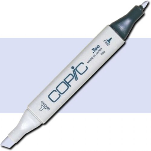 Copic BV31-C Original, Pale Lavender Marker; Copic markers are fast drying, double-ended markers; They are refillable, permanent, non-toxic, and the alcohol-based ink dries fast and acid-free; Their outstanding performance and versatility have made Copic markers the choice of professional designers and papercrafters worldwide; Dimensions 5.75