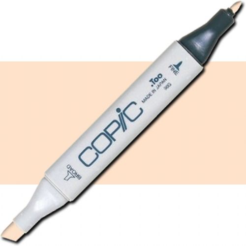 Copic E21-C Original, Baby Skin Pink Marker; Copic markers are fast drying, double-ended markers; They are refillable, permanent, non-toxic, and the alcohol-based ink dries fast and acid-free; Their outstanding performance and versatility have made Copic markers the choice of professional designers and papercrafters worldwide; Dimensions 5.75