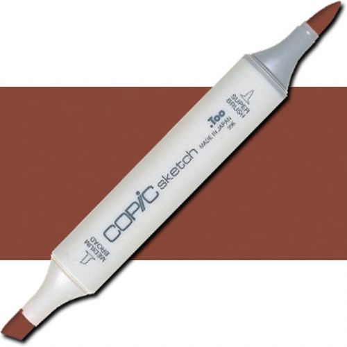 Copic E29-S Sketch, Burnt Umber Marker; Copic markers are fast drying, double-ended markers; They are refillable, permanent, non-toxic, and the alcohol-based ink dries fast and acid-free; Their outstanding performance and versatility have made Copic markers the choice of professional designers and papercrafters worldwide; Dimensions 5.75
