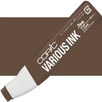 Copic E49-V Various, Dark Bark Ink; Copic markers are fast drying, double-ended markers; They are refillable, permanent, non-toxic, and the alcohol-based ink dries fast and acid-free; Their outstanding performance and versatility have made Copic markers the choice of professional designers and papercrafters worldwide; Dimensions 4.75" x 2.00" x 1.00"; Weight 0.3 lbs; EAN 4511338004845 (COPICE49V COPIC E49-V DARK BARK INK) 