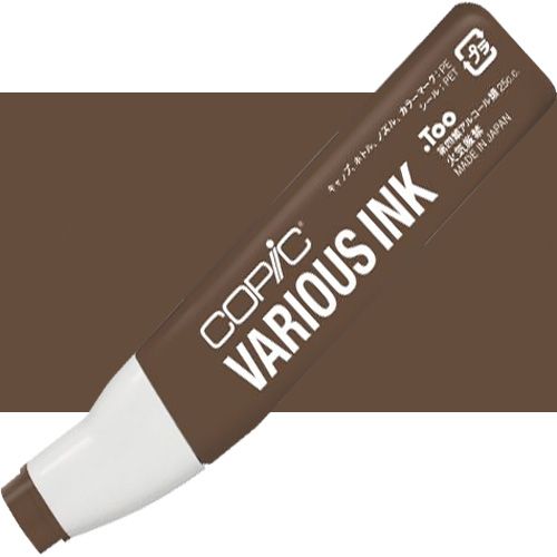 Copic E49-V Various, Dark Bark Ink; Copic markers are fast drying, double-ended markers; They are refillable, permanent, non-toxic, and the alcohol-based ink dries fast and acid-free; Their outstanding performance and versatility have made Copic markers the choice of professional designers and papercrafters worldwide; Dimensions 4.75