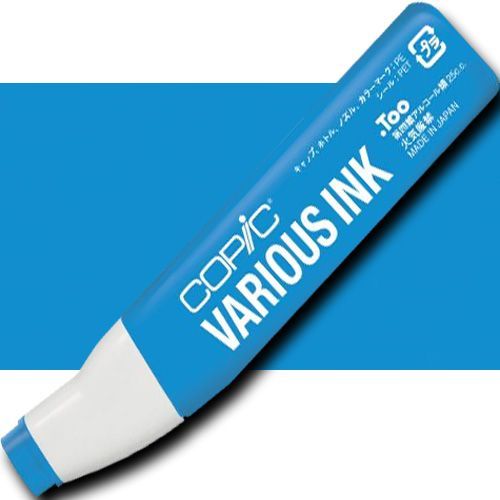 Copic FB2-V Various, Fluorescent Dull Blue Ink; Copic markers are fast drying, double-ended markers; They are refillable, permanent, non-toxic, and the alcohol-based ink dries fast and acid-free; Their outstanding performance and versatility have made Copic markers the choice of professional designers and papercrafters worldwide; Dimensions 4.75