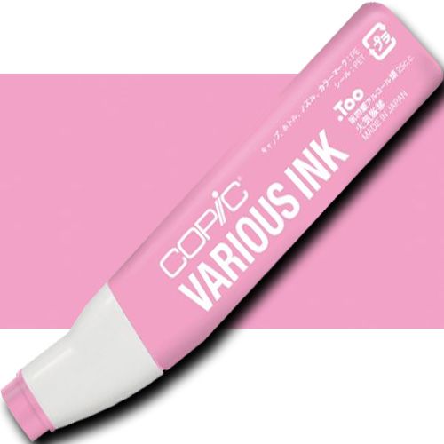 Copic FRV1-V Various, Fluorescent Pink Ink; Copic markers are fast drying, double-ended markers; They are refillable, permanent, non-toxic, and the alcohol-based ink dries fast and acid-free; Their outstanding performance and versatility have made Copic markers the choice of professional designers and papercrafters worldwide; Dimensions 4.75