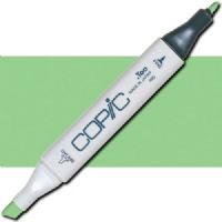Copic G14-C Original, Apple Green Marker; Copic markers are fast drying, double-ended markers; They are refillable, permanent, non-toxic, and the alcohol-based ink dries fast and acid-free; Their outstanding performance and versatility have made Copic markers the choice of professional designers and papercrafters worldwide; Dimensions 5.75" x 3.75" x 0.62"; Weight 0.5 lbs; EAN 4511338000908 (COPICG14C COPIC G14-C ORIGINAL APPLE GREEN MARKER ALVIN) 