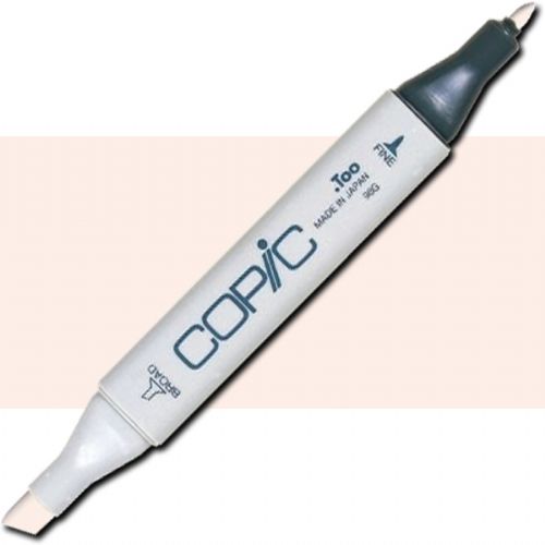 Copic R00-C Original, Pinkish White Marker; Copic markers are fast drying, double-ended markers; They are refillable, permanent, non-toxic, and the alcohol-based ink dries fast and acid-free; Their outstanding performance and versatility have made Copic markers the choice of professional designers and papercrafters worldwide; Dimensions 5.75
