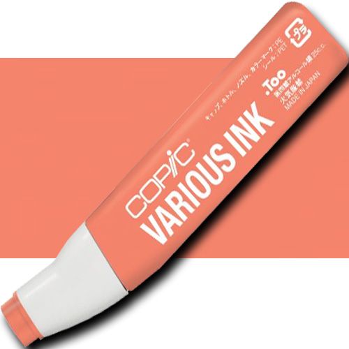 Copic R17-V Various, Lipstick Orange Ink; Copic markers are fast drying, double-ended markers; They are refillable, permanent, non-toxic, and the alcohol-based ink dries fast and acid-free; Their outstanding performance and versatility have made Copic markers the choice of professional designers and papercrafters worldwide; Dimensions 4.75