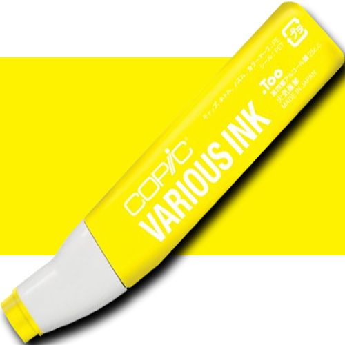 Copic Y08-V Various, Acid Yellow Ink; Copic markers are fast drying, double-ended markers; They are refillable, permanent, non-toxic, and the alcohol-based ink dries fast and acid-free; Their outstanding performance and versatility have made Copic markers the choice of professional designers and papercrafters worldwide; Dimensions 4.75