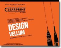 Clearprint CP10001420 Series 1000HP, 17" x 22" Unprinted Vellum Design And Sketch, 50 Sheets Per Pad; Good for pencil or ink; UPC 720362029715 (CLEARPRINTCP10001420 CLEARPRINT CP10001420 CP 10001420 CLEARPRINT-CP10004120 CP-10001420) 