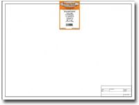 Clearprint CP10221522 Series 1000HTS, 18" x 24" Vellum Title Block/Border, 100 Sheet Per Pack; Vellum with engineer and architect title block/border; Good for pencil or ink; UPC 720362028619 (CLEARPRINTCP10221522 CLEARPRINT CP10221522 CP 10221522 CLEARPRINT-CP10221522 CP-10221522 ALVIN) 