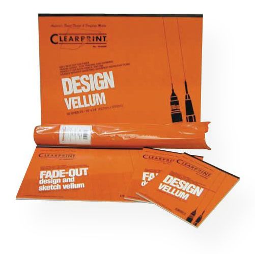 Clearprint CP12201222 Series 1020 Unprinted 18 x 24 Vellum 10-Sheet Pack; A heavier weight version of the legendary 1000H; Added weight and feel are desirable in some cases where additional weight is required; Good for pencil or ink; No skipping, spreading, or feathering; Archival quality with Clearprints' legendary strength, erasability, no ghosting, and redraw characteristics; UPC 720362003005 (CLEARPRINTCP12201222 CLEARPRINT-CP12201222 1020-SERIES-CP12201222 VELLUM ARTWORK)