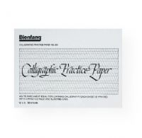 Bienfang CP145 Calligraphic Practice Paper Pad 9" x 12"; Smooth surface texture is excellent for inks; Each sheet is printed with practice rules and a slanting grid; Ideal for learning the art of calligraphy; 9" x 12" white parchment is acid-free; Contains recycled content; 50-sheet pad; Shipping Weight 0.68 lb; Shipping Dimensions 12.00 x 9.00 x 0.25 in; UPC 799462064568 (BIENFANGCP145 BIENFANG-CP145 BIENFANG/CP145 CALLIGRAPHY CRAFT) 