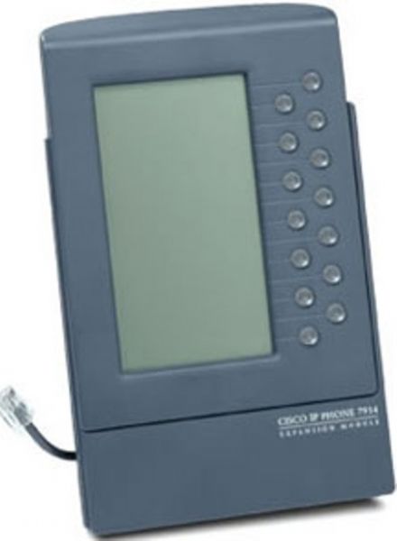 Cisco CP-7914 Refurbished Key expansion module, LCD display Features, For use with Cisco Unified IP Phones 7900 Series (CP7914 CP-7914 CP 7914 7914 CP7914-R)