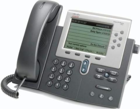 Cisco CP-7962G Unified IP Phone VoIP phone, 2 Key Expansion Module Max Qty, Keypad Dialer Type, Base Dialer Location, 6 Programmable Buttons Qty, 24 Ring Tones, Class 2 PoE Network Features, LCD display - monochrome, G.722, G.729a, G.729ab, G.711u, G.711a, iLBC Voice Codecs, IEEE 802.1Q (VLAN), IEEE 802.1p Quality of Service, DHCP, static IP Address Assignment, 128 bit AES Security, Base Display Location, 5