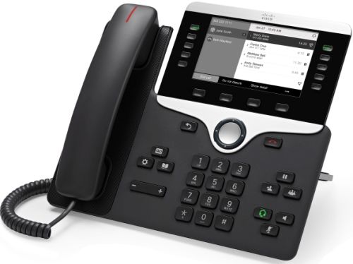 Cisco CP-8811-K9= IP Phone 8811, Charcoal; White backlit, greyscale, 5