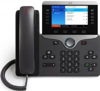 Cisco CP-8841-K9= IP Phone 8841, Charcoal; White backlit, greyscale, 5", 800 x 480 resolution, WVGA graphical display; Standard wideband-capable audio handset; Full-duplex speakerphone; Analog headset jack; Auxiliary port to support electronic hookswitch control with a third-party headset connected to it; UPC 882658698514 (CP8841K9= CP8841K9 CP-8841K9= CP8841-K9=) 