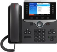 Cisco CP-8851-K9= IP Phone 8851, Charcoal; White backlit, greyscale, 5", 800 x 480 resolution, WVGA graphical display; Standard wideband-capable audio handset; Full-duplex speakerphone; Analog headset jack; Auxiliary port to support electronic hookswitch control with a third-party headset connected to it; UPC 882658698422 (CP8851K9= CP8851K9 CP-8851K9= CP8851-K9=) 