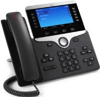 Cisco CP-8861-K9= IP Phone 8861, Charcoal; White backlit, greyscale, 5", 800 x 480 resolution, WVGA graphical display; Standard wideband-capable audio handset; Full-duplex speakerphone; Analog headset jack; Auxiliary port to support electronic hookswitch control with a third-party headset connected to it; UPC 882658698507 (CP8861K9= CP8861K9 CP-8861K9= CP8861-K9=) 