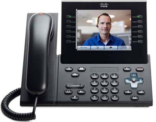 Cisco CP-9971-C-K9= Unified IP Phone 9971, Charcoal, Standard Handset, Spare; 5.6-inch (14 cm) graphical TFT color touchscreen display, 24-bit color depth, 640 x 480 effective pixel resolution, with backlight; 2 USB ports accelerate the usability of call handling and applications by enabling wired and wireless headsets; UPC 882658277559 (CP9971CK9= CP9971CK9 CP-9971C-K9= CP-9971-CK9= CP-9971-CK9=)