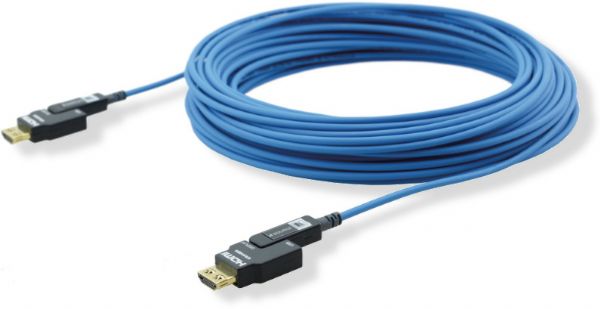 Kramer KRA-CPAOCHXL328 Active Optical HighSpeed Pluggable HDMI Cable, Video Resolution, High Data Transfer Rate, Embedded Audio, HighQuality Connectors, EMI and RFI Immunity, No External Power, Thin Construction, Small Bending Radius, Jacket Construction, RoHS 2011/65/EU Compliant, Weight: 4.74 Lbs (CPAOCHXL328 KRAMER CPAOCHXL-328 KRAMER CP-AOCHXL328 KRAMER CP-AOCH-XL-328 BTX)
