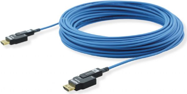 Kramer CP-AOCH/XL-33 HDMI Cable with Detachable Connectors, 33 feet; Video Resolution 4K at 60Hz 4:2:0 UHD, 4K at30Hz 4:4:4 8Bit, full HD, 3D Deep color across all lengths; High data transfer rate up to 10.2Gbps; Embedded audio PCM 8channel, Dolby Digital true HD and DTS-HD Master Audio; UPC 642892796908 (CPAOCHXL33 CPAOCH-XL33 CPAOCH-XL-33 KRAMERCPAOCHXL33 KRAMERCPAOCH-XL33 KRAMER CPA-OCH-XL33)
