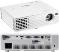Hitachi CP-DX250 DLP Projector, 2500 ANSI lumens light output, XGA 1024 x 768 resolution, 2500:1 contrast ratio, Aspect Ratio Native 4:3/16:9 compatible, Throw Ratio (distance:width) 1.86 - 2.04:1, Focus Distance 39" - 472", Display Size 30" - 300", Speaker Output 2W x 1, Acoustic Noise Level 33 dB (29 dB in Eco mode), UPC 050585153776 (CPDX250 CP DX250 CPD-X250 CPDX-250) 