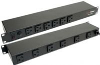 CyberPower Systems CPS1220RM Power Distribution Unit (PDU) Rack Mount, 120V 20A output, 12 Outlets, Straight Plug Style, 15' Cord Length, Switch Lighted on/off, NEMA 5-20P, 1U Rack Size, UPC 649532893522 (CPS-1220RM CPS 1220RM CPS1220-RM CPS1220 RM) 