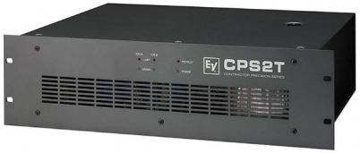 Electro-Voice CPS-2T Power Amplifier w/70v/100v Operation, 2 Channel Power Amplifier Rear - Two calibrated level controls, input routing Dual/Parallel, chassis ground switch Grounded/Ungrounded, bridged mode switch Bridged/Normal, Front Power Switch On/Off (CPS2T CPS 2T CPS-2T ) 