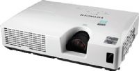 Hitachi CP-X2020 LCD Projector, 2200 ANSI lumens Image Brightness, 500:1 Image Contrast Ratio, 1.5 - 1.8:1 Throw Ratio, 1024 x 768 XGA Resolution, 4:3 Native Aspect Ratio, 786,432 pixels Display Format, 16.7 million colors Support, 120 V Hz x 106 H kHz Max Sync Rate, UHP 200 Watt Lamp Type, 3000 hours Typical / 4000 hours economic mode Lamp Life Cycle, Keystone correction Controls / Adjustments, Manual Zoom Type (CPX2020 CP-X2020 CP X2020) 
