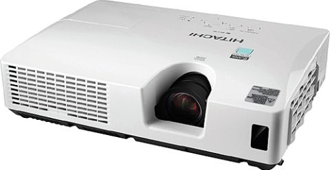 Hitachi CP-X2020 LCD Projector, 2200 ANSI lumens Image Brightness, 500:1 Image Contrast Ratio, 1.5 - 1.8:1 Throw Ratio, 1024 x 768 XGA Resolution, 4:3 Native Aspect Ratio, 786,432 pixels Display Format, 16.7 million colors Support, 120 V Hz x 106 H kHz Max Sync Rate, UHP 200 Watt Lamp Type, 3000 hours Typical / 4000 hours economic mode Lamp Life Cycle, Keystone correction Controls / Adjustments, Manual Zoom Type (CPX2020 CP-X2020 CP X2020)
